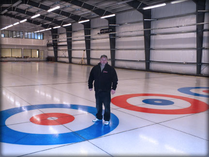 finished ice rink