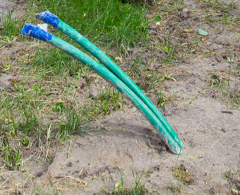 Grouted PE100 Geothermal Pipe in the ground
